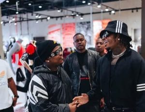 Focalistic bonds with US rapper Gunna in South Africa (Video)