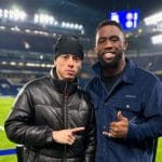 Siya Kolisi meets British rapper Central Cee