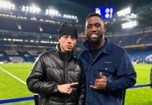 Siya Kolisi meets British rapper Central Cee